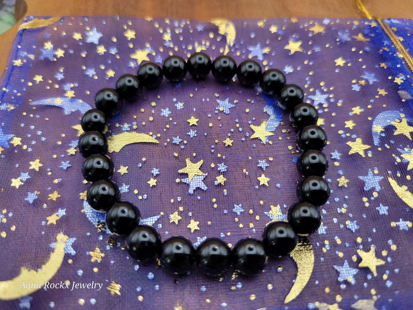 Onyx stretch bracelet