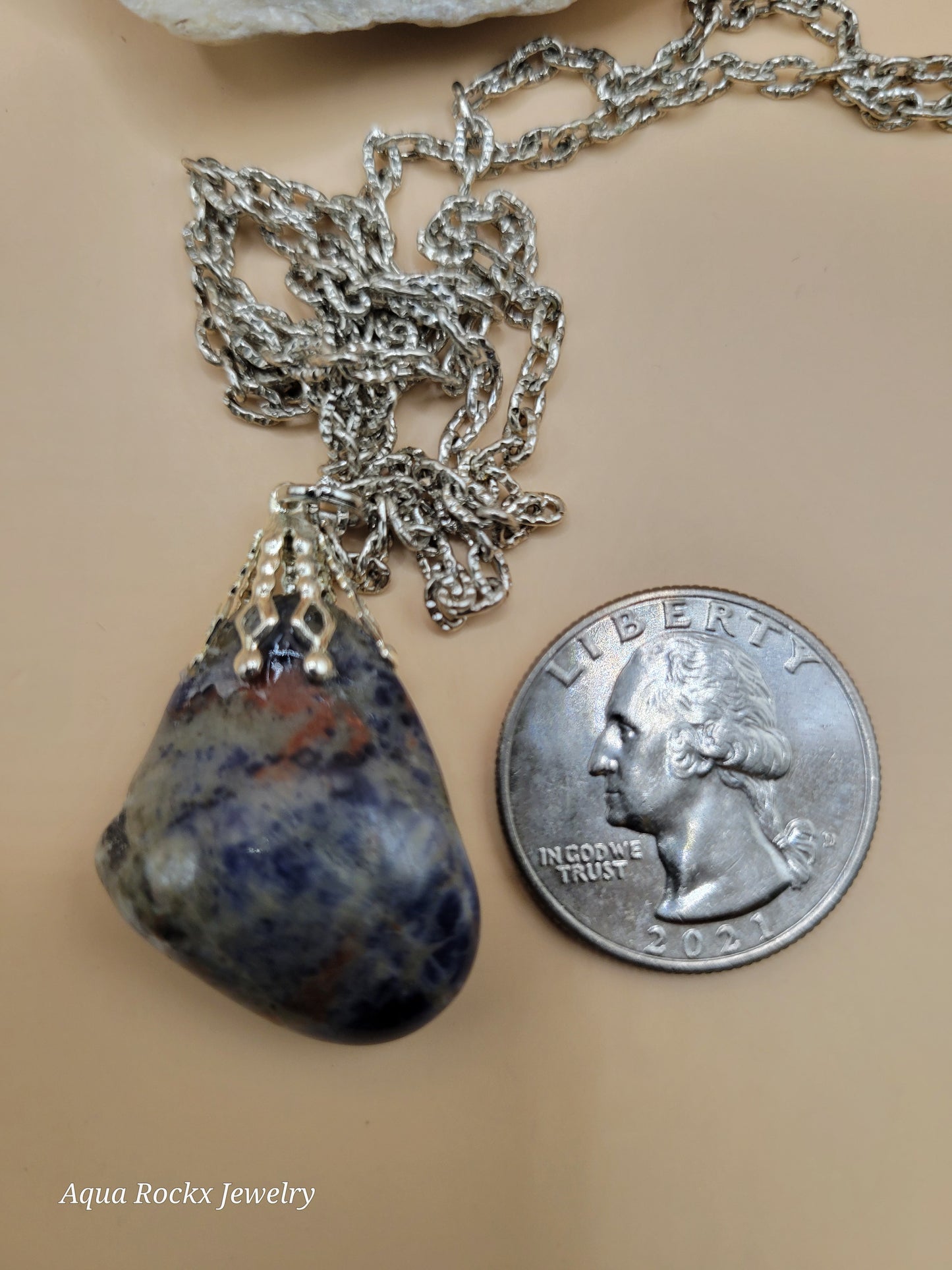 Sodalite Pendant Size