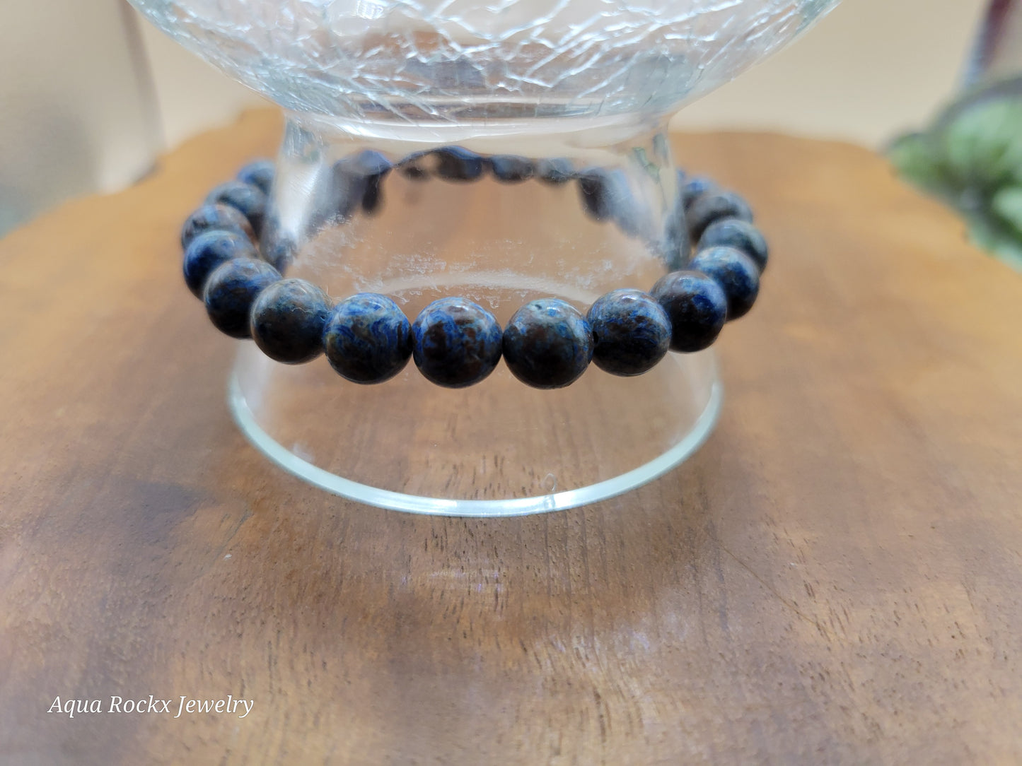 Multi color Flower Agate stretch bracelet