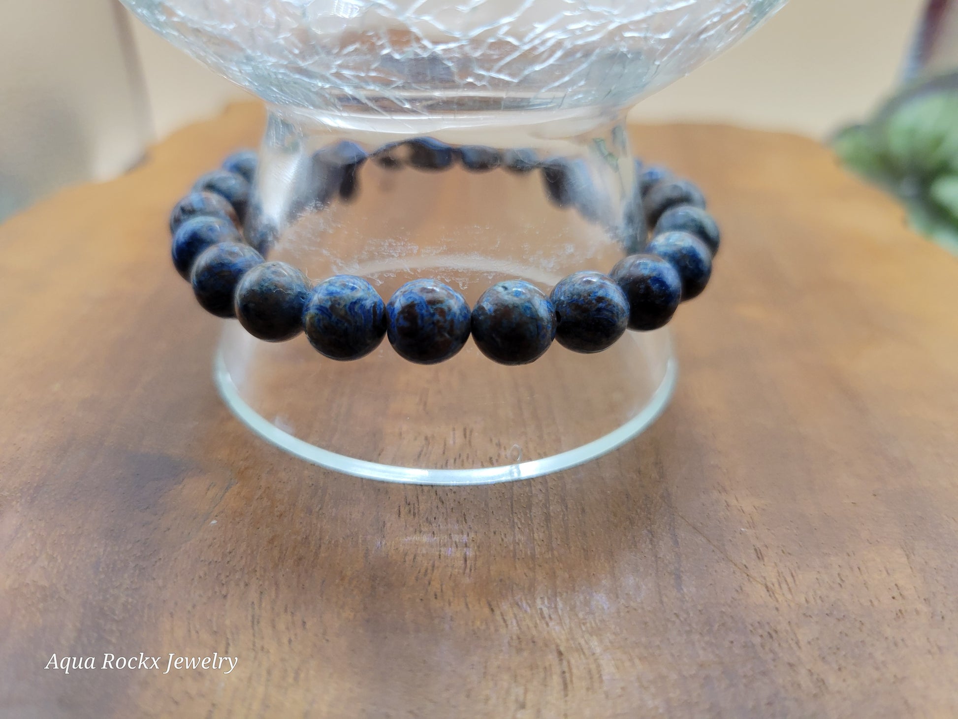 Multi color Flower Agate stretch bracelet