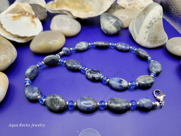 Blue Sodalite Gemstone Necklace