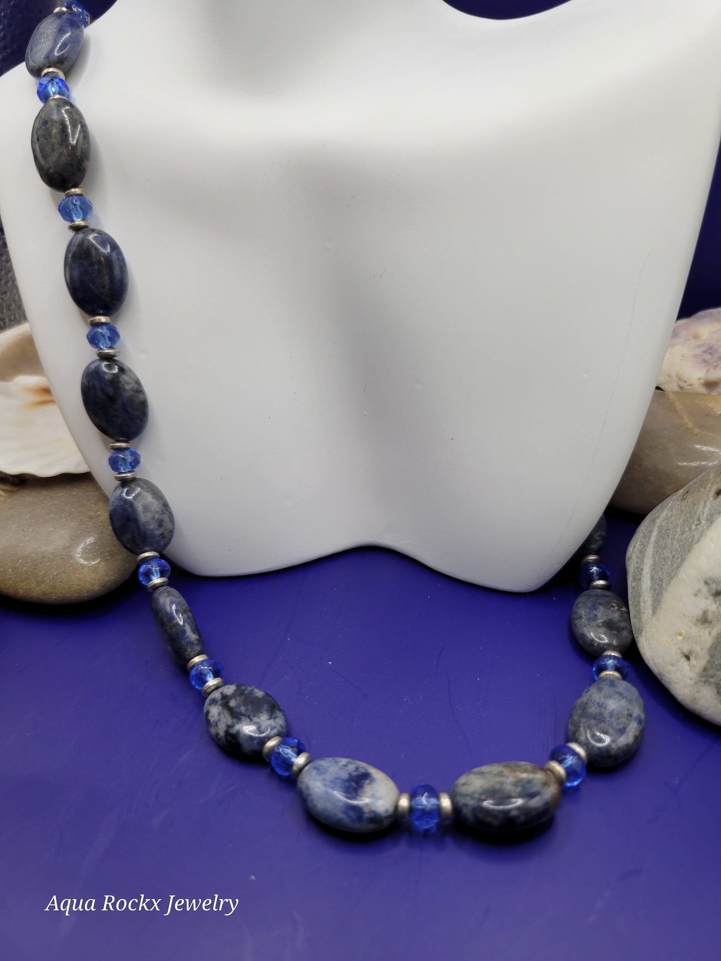 Blue Sodalite Gemstone Necklace