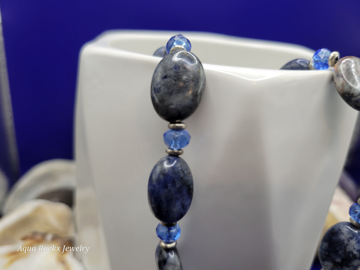 Blue Sodalite Gemstone Necklace