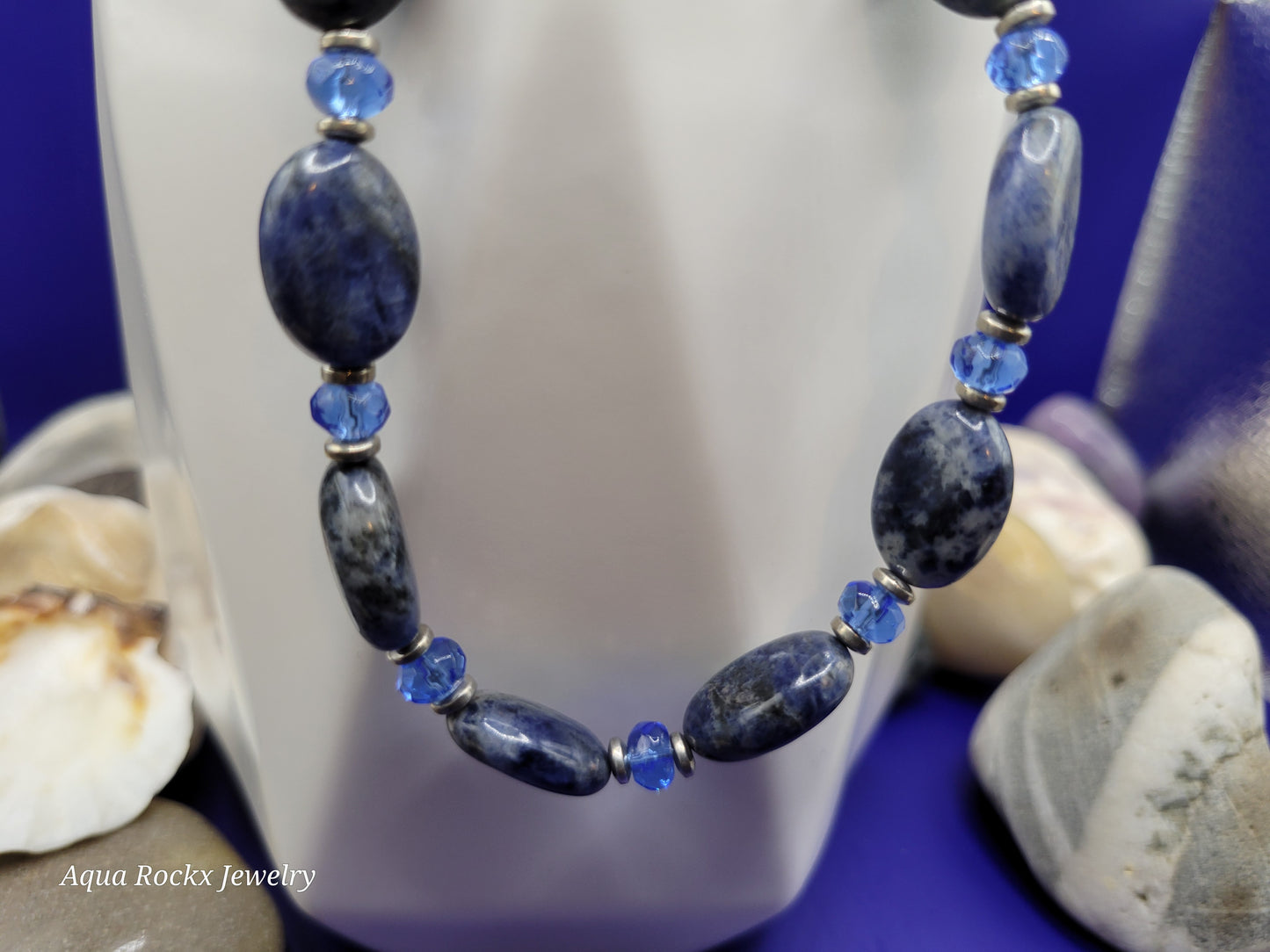 Blue Sodalite Gemstone Necklace